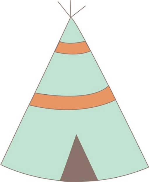 Picture of Indian Teepee SVG File
