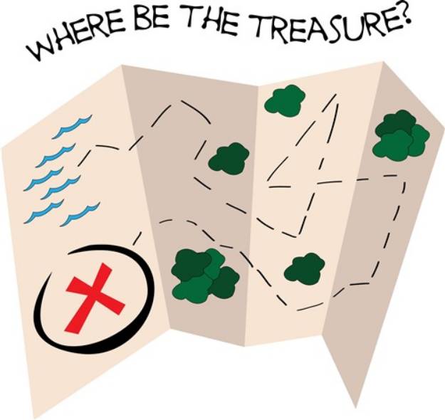 Picture of Where Treasure SVG File