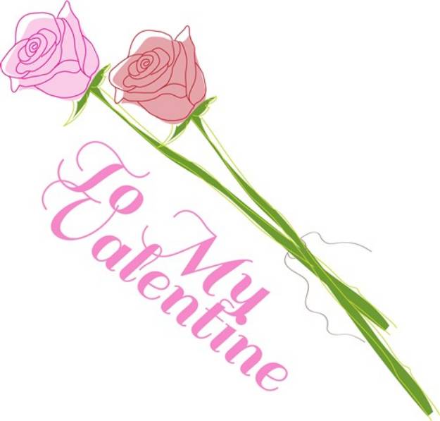 Picture of My Valentine SVG File