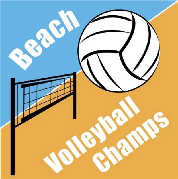 Picture of Beach Volleyball SVG File