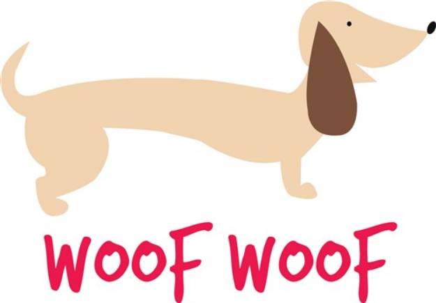 Picture of Woof Woof SVG File