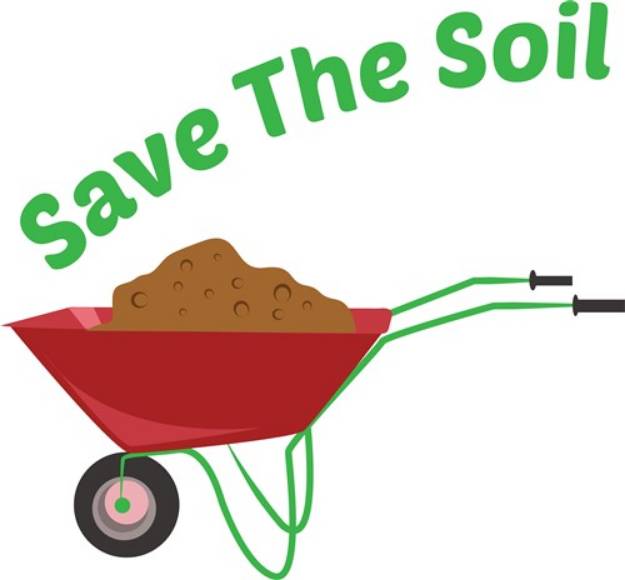 Picture of Save The Soil SVG File