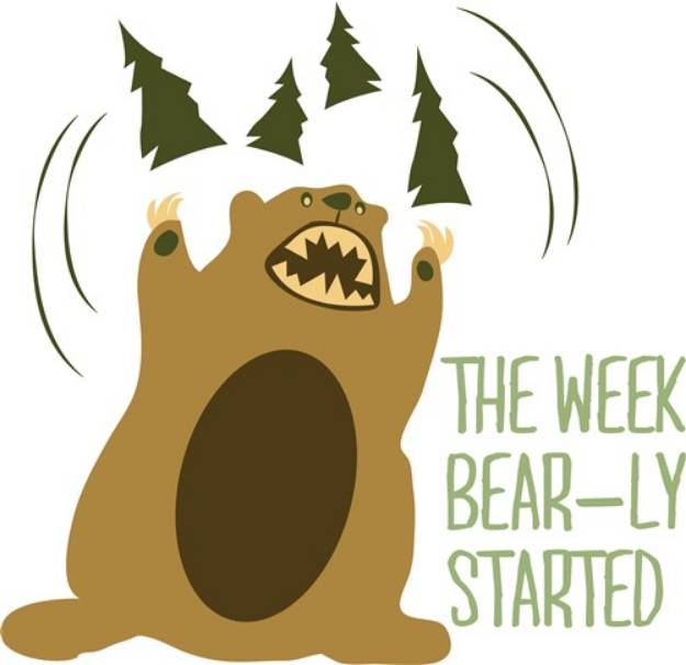 Picture of Bear-ly Started SVG File