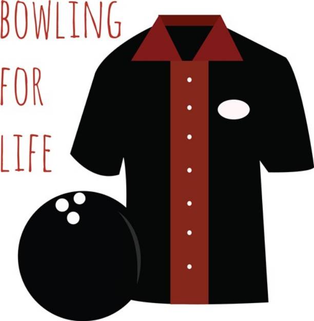 Picture of Bowling For Life SVG File