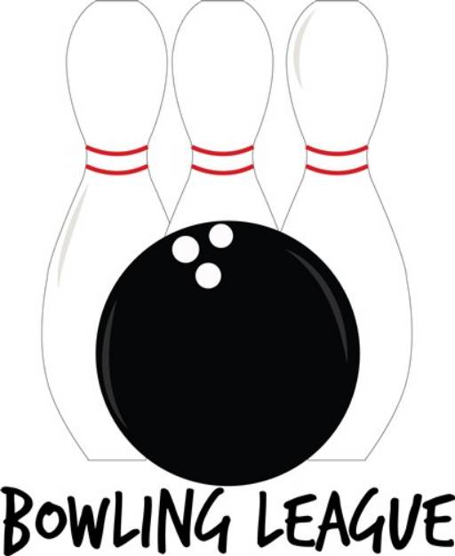 Picture of Bowling League SVG File