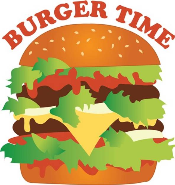 Picture of Burger Time SVG File