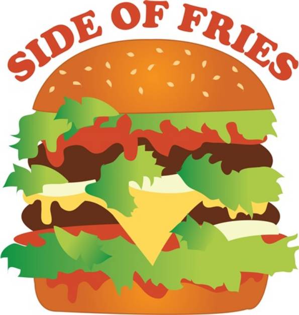 Picture of Side Of Fries SVG File