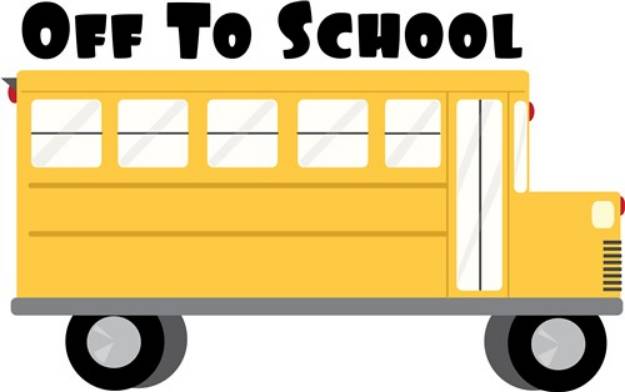 Picture of Off To School SVG File