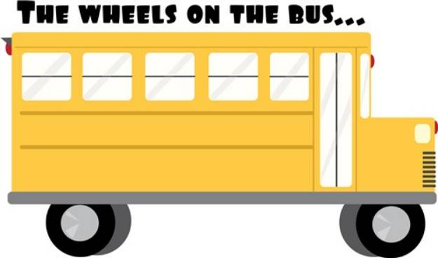 Picture of Wheels On Bus SVG File