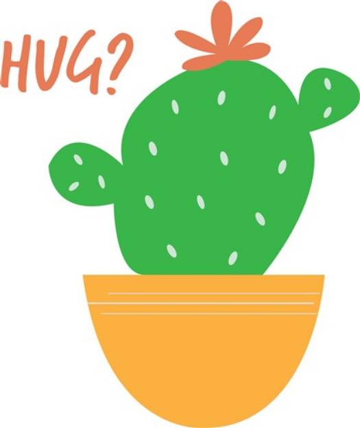 Picture of Cactus Hug SVG File