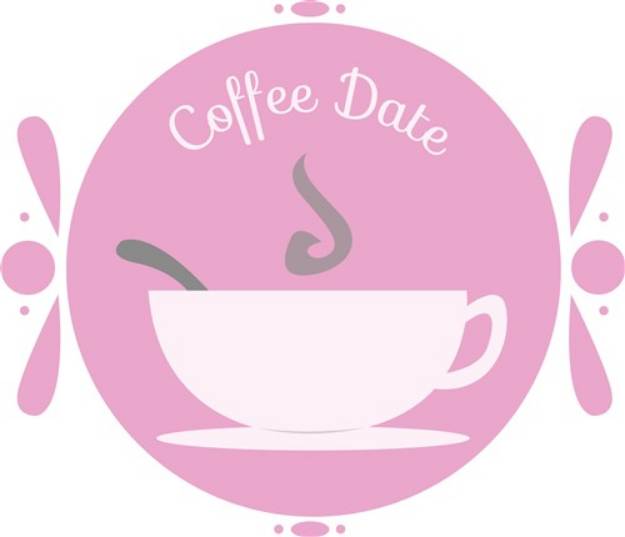 Picture of Coffee Date SVG File