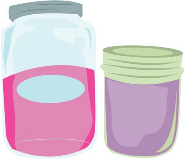 Picture of Canning Jars SVG File
