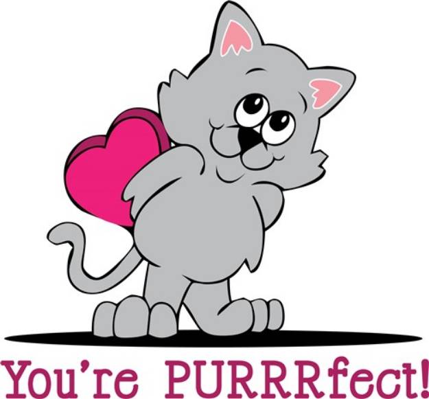 Picture of Youre Purrrfect SVG File