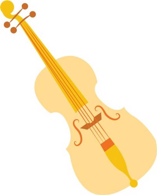 Picture of Violin SVG File