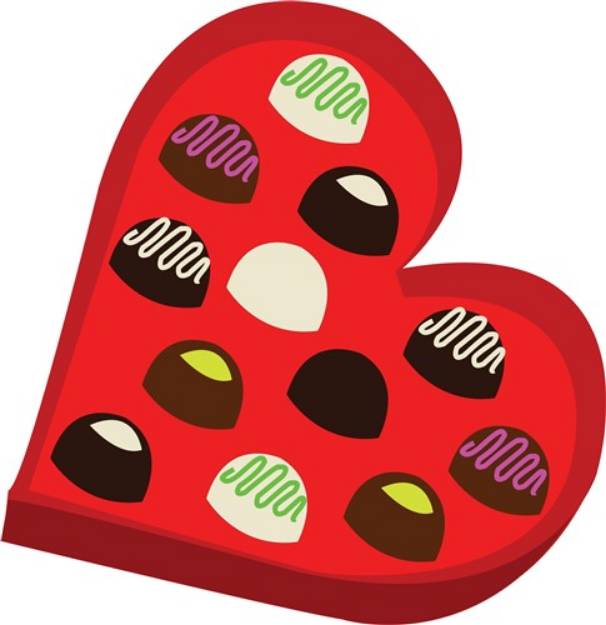 Picture of Chocolate Box SVG File