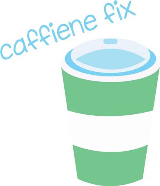 Picture of Caffiene Fix SVG File