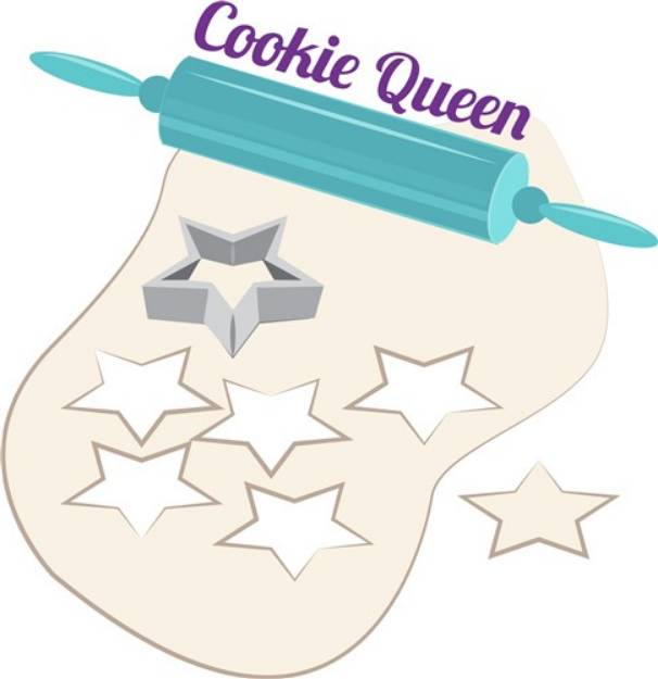 Picture of Cookie Queen SVG File
