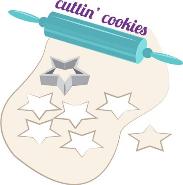 Picture of Cuttin Cookies SVG File