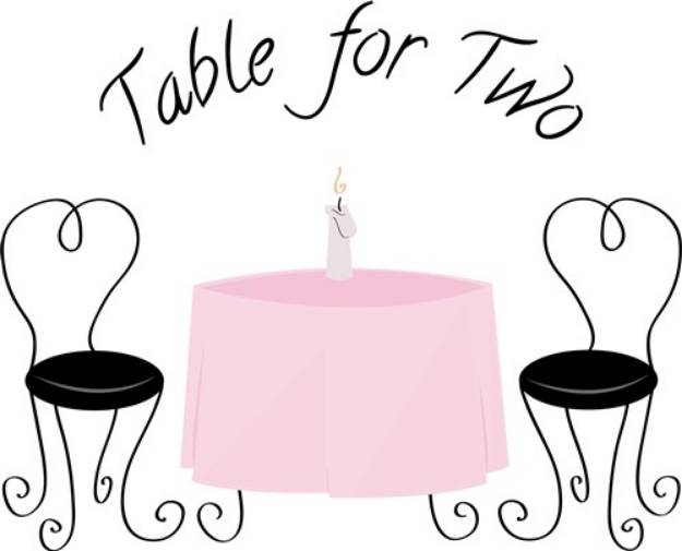 Picture of Table For Two SVG File