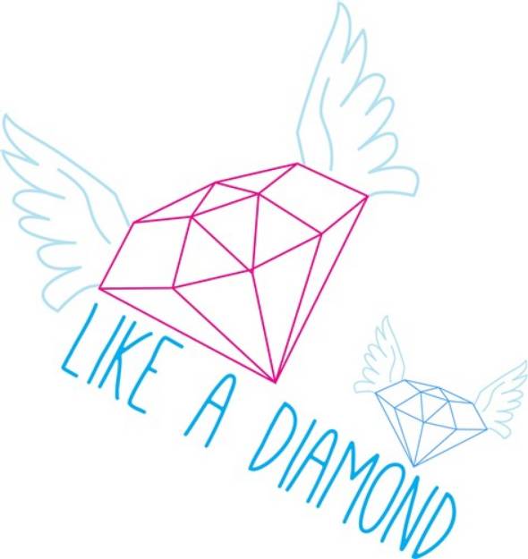 Picture of Like A Diamond SVG File