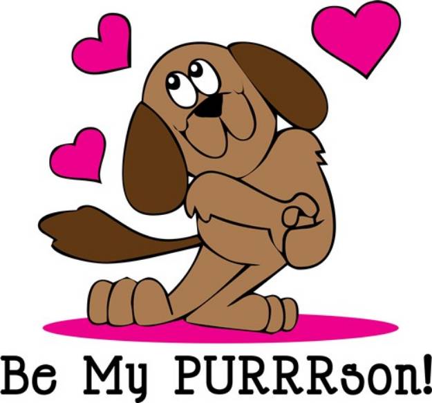 Picture of Be My Purrrson SVG File