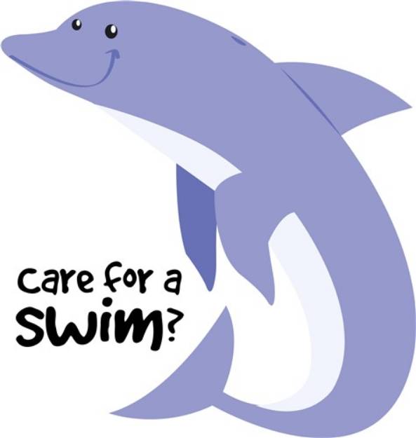 Picture of A Swim SVG File