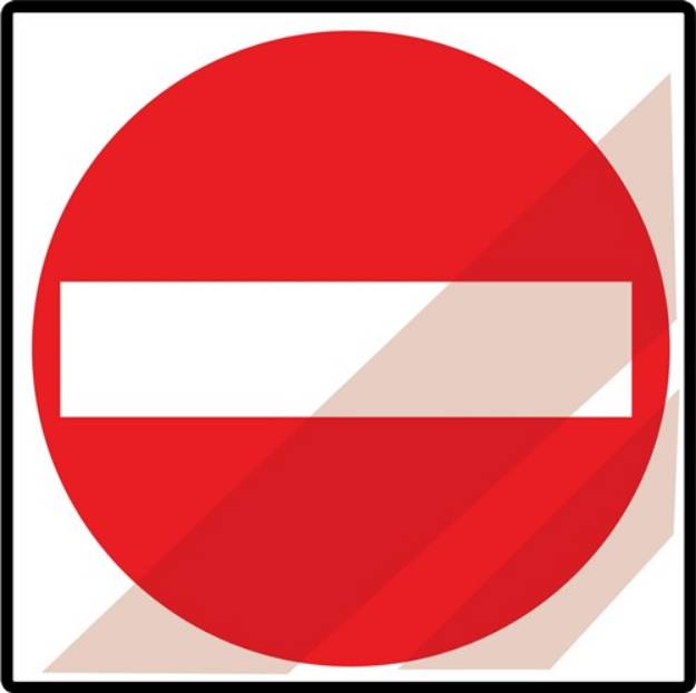 Picture of Do Not Enter SVG File