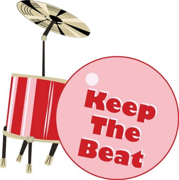 Picture of Keep The Beat SVG File