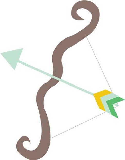 Picture of Bow & Arrow SVG File