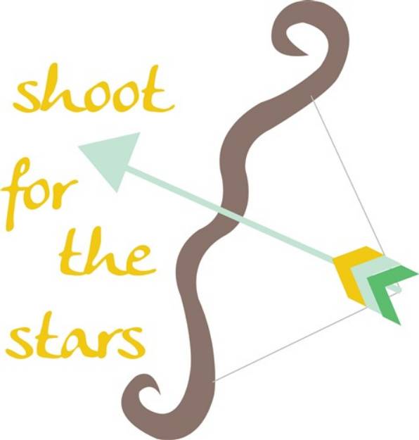 Picture of Shoot For Stars SVG File