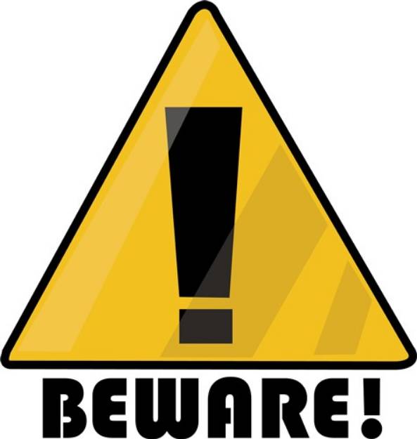 Picture of Beware SVG File
