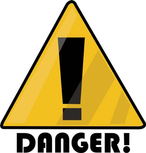 Picture of Danger SVG File