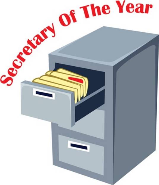 Picture of Secretary Of Year SVG File