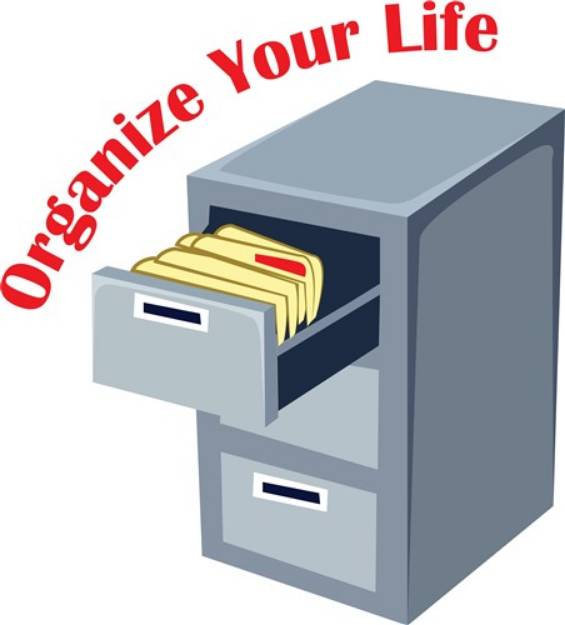 Picture of Organize Life SVG File