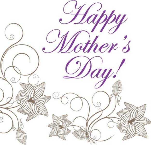 Picture of Mothers Day Florals SVG File
