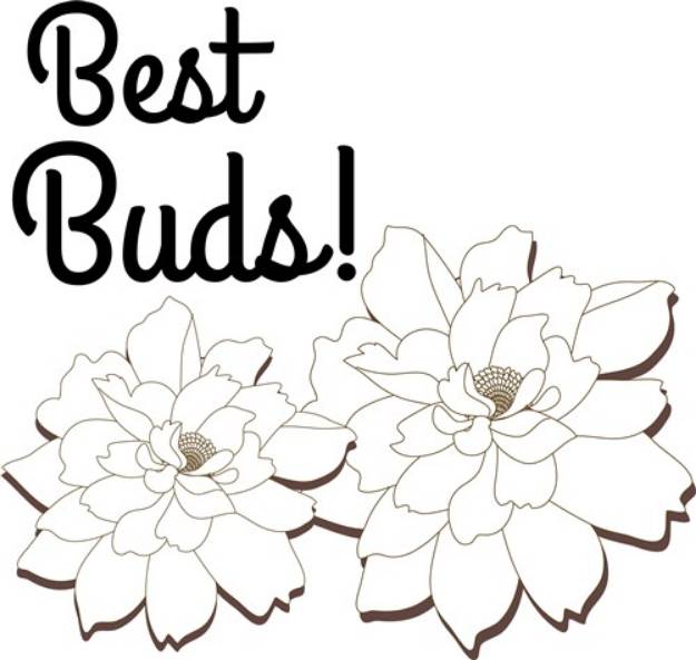 Picture of Best Buds SVG File