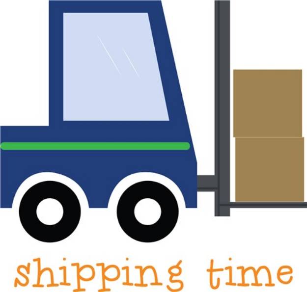 Picture of Shipping Time SVG File
