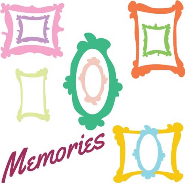 Picture of Memories Frames SVG File