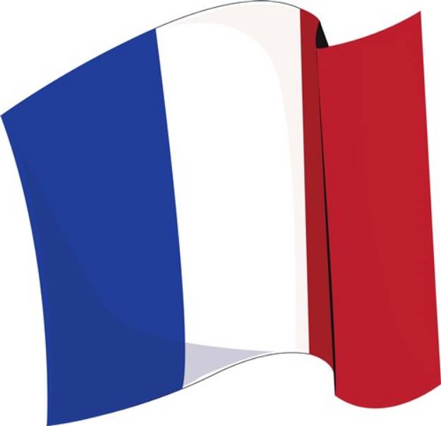 Picture of French Flag SVG File
