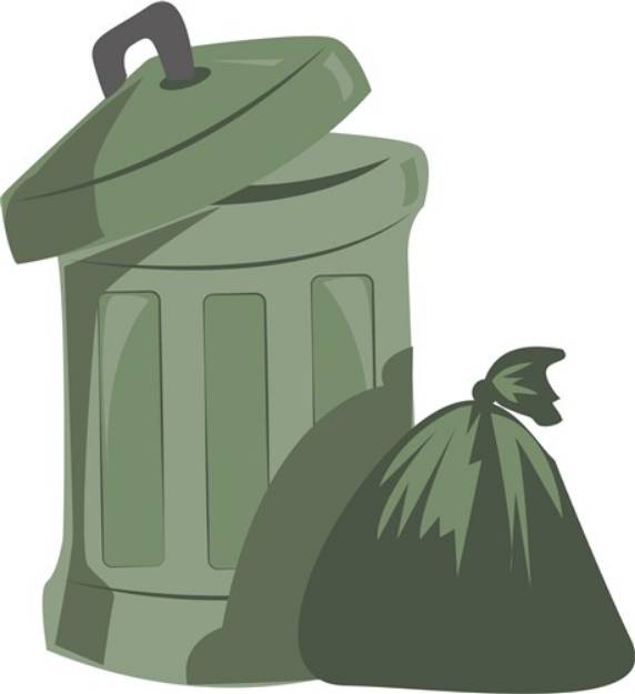 Picture of Trash Bin SVG File