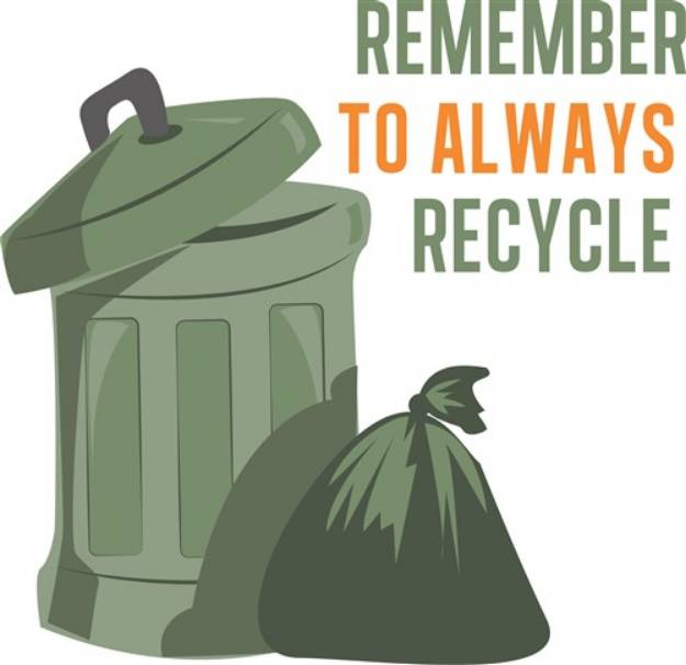 Picture of Remember Recycle SVG File