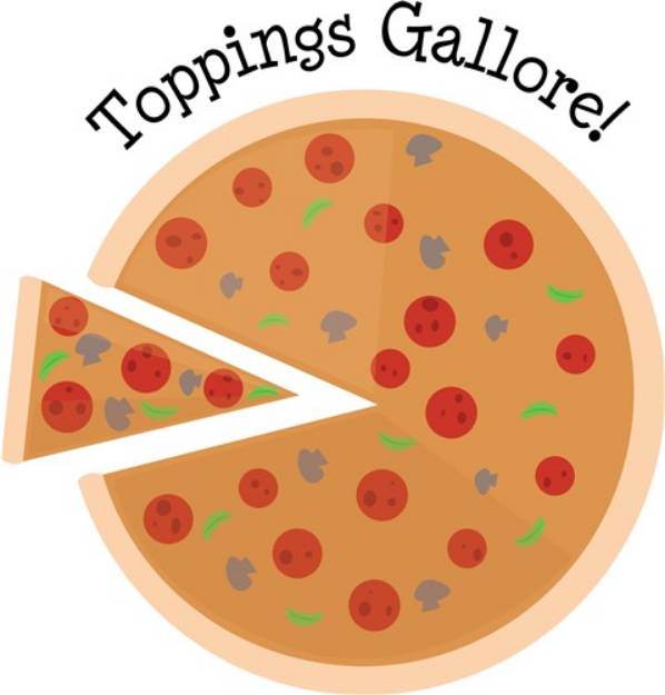 Picture of Toppings Gallore SVG File