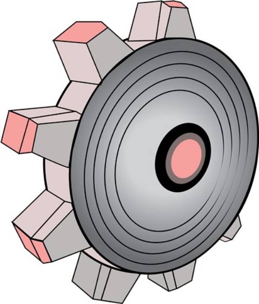 Picture of Cog Gear SVG File