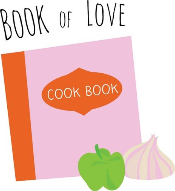 Picture of Book Of Love SVG File