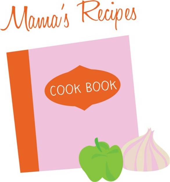 Picture of Mamas Recipes SVG File