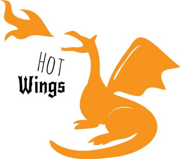 Picture of Hot Wings SVG File