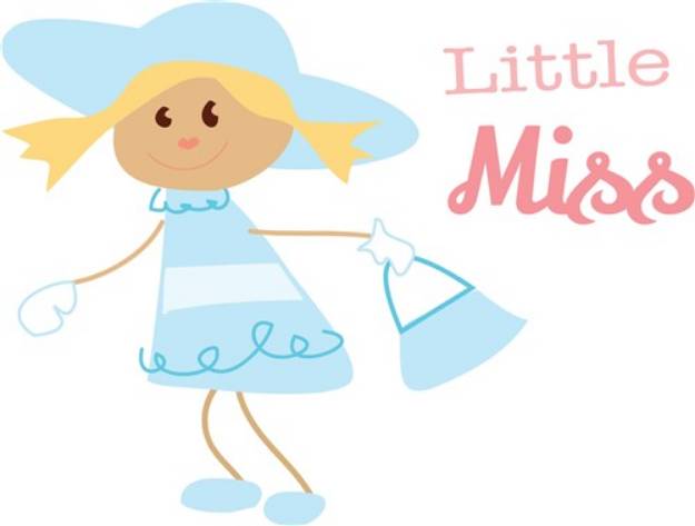 Picture of Little Miss SVG File