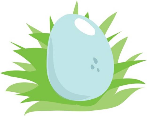 Picture of Blue Easter Egg SVG File