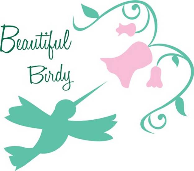 Picture of Beautiful Birdy SVG File