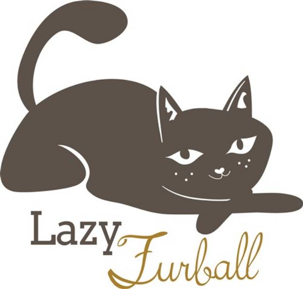 Picture of Lazy Furball SVG File